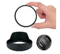 HB98 Reversible Lens Hood Cap 52mm UV, For Nikon For NIKKOR Z 24-50mm F/4-6.3 Lens On For Nikon Z50 Z5 Z6 Z7 II Z6II Z7II Camera HB-98