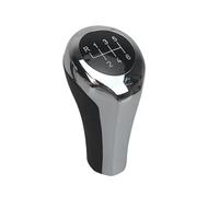 HBAEWEO for BMW for 1 3 5 6 Series E30 E36 E39 E46 X5 E53 E60 E63 X3 E83 X1 E84 E90 E91 Car Lever Shift Cover Car Shifts Head Gears Shifter(Chrome 6Speed)