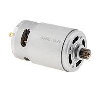 HBALDTEDC DC Motor， RS550 DC Motor 9-15 Teeth 10.8V-25V 21500-29000 RPM For Electric Drill And Screwdriver(18v 27000rpm,15 Teeth dia 10.2mm)