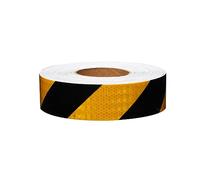 HBALDTEDC Hazard Warning Tape, Reflective Tape 5cm x 50m Multicolor(Black Yellow)