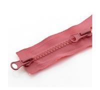 HBALDTEDC Nylon Zippers for Sewing, Zips 5 Pcs 80/90/100/120/150cm Double Silders Zipper Open-End Auto Lock Two-Way Double Open Zip for Jacket DIY Sew(LotusColor,150CM-5#)