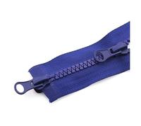 HBALDTEDC Nylon Zippers for Sewing, Zips 5 Pcs 80/90/100/120/150cm Double Silders Zipper Open-End Auto Lock Two-Way Double Open Zip for Jacket DIY Sew(RoyalBlue,90CM-5#)