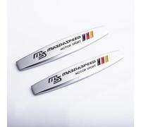 HBANMK 2pcs Emblem Badge Decal Logo for Mazda 2 3 5 6 Cx7 Cx5 Cx9 Cx-5 Cx3 MX-5 CX30, Car Decal Logo Sticker Emblem Logo Crest Sign Tailgate, Emblem Sign Letters Badge Logo Styling Accessories