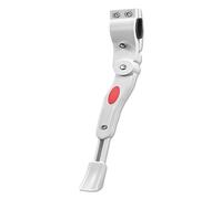 HBANMK Adjustable Bike Kickstand for Trek X-caliber 8 2021, Durable Aluminum Alloy with Anti-Slip Foot Pad, Easy Install for Mountain, Road, Folding & Electric Bikes,B White