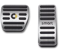 HBANMK Car Pedal Cover for Smart Fortwo 451 453 Forfour 450 452 454, Car Foot Pedals Pads, Brake Accelerator Gas Pedal Covers, Non-Slip Car Clutch Treadle, Car Accessories Replacement
