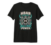 HBAR Hedera BULLRUN Power Enterprise Blockchain Hub Premium T-Shirt