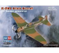 Hobbyboss 1:72 Scale IL-2M3 Attack Aircraft Diecast Model Kit, Black (HBB80285)