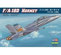 Hobbyboss 1:48 Scale F/A-18D Hornet Assembly Kit,353.5mm length,253.8mm width
