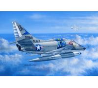 Hobbyboss 81764" A-4E Sky Hawk Plastic Model Kit, Clear,Navy, 1:48 Scale