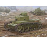 HobbyBoss Plastic Model Kit Soviet T-12 Medium Tank 1:35 Scale (83887)