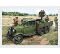 HobbyBoss Model Kit GAZ-AAA with Quad Maxim AA Gun 1:35 Scale - 84571
