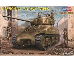 HBB84801 - Hobbyboss 1:48 - US M4A1 (76)W Tank