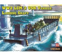 Hobbyboss 1:48 scale model kit - LCM-3 USN Vehicle Landing Craft HBB84817
