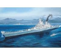 Hobbyboss HBB86516 1:350-USS Missouri BB-63 Scale Model Kit, Molded Color