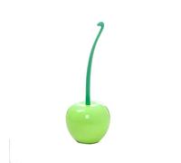 Hbbgdiy 1 Pcs Cherry Shape Toilet Brush, Cute Creative Lavatory Brush Set for Bathroom Cleaning, Decorative Toilet Cleaner Tool with Green Fruit Design