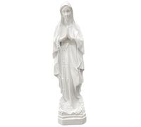 Hbbgdiy 11″ Lifelike Praying Virgin Mary Statue in Resin, Blessed Mother Figurine for Baptism, Religious Holidays, Christian Home & Church Décor, Symbol of Peace & Faith, Style 1