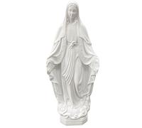 Hbbgdiy 12″ Lifelike Praying Virgin Mary Statue in Resin, Blessed Mother Figurine for Baptism, Religious Holidays, Christian Home & Church Décor, Symbol of Peace & Faith, Style 2