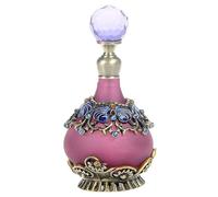 Hbbgdiy 25ml Vintage Refillable Perfume Bottle, Antique Glass Empty Bottle for Mother's Day, Valentine's Day & Birthday Gifts.