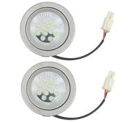 Hbbgdiy 2Pcs Range Hood Light Bulbs 3W 24V Cooker Hood Replacement Bulbs with EL Connector Energy Saving Kitchen Accessories for Vent Lighting