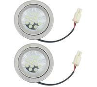 Hbbgdiy 2Pcs Range Hood Light Bulbs 3W 24V Cooker Hood Replacement Bulbs with EL Connector Energy Saving Kitchen Vent Lamp Replacement
