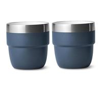 Hbbgdiy 2PCS Stackable Espresso Cups 4oz Stainless Steel Vacuum Insulated Coffee Mugs Easy Clean Small Metal Cups for Espresso Shot Cappuccino Camping Travel