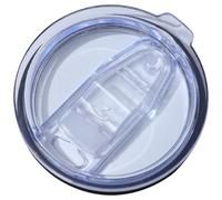 Hbbgdiy 3.4″ Spill-Proof Skinny Tumbler Lid Replacement, Clear Splash-Resistant 20oz Tumbler Lid for Coffee Cups, Travel Mugs & Reusable Drinkware