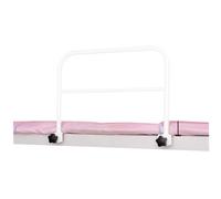Hbbgdiy Adjustable Bed Safety Rails for Elderly Adults, 18.1x11.8 Inch Sturdy Bed Guard Rails for Seniors with Grab Bars Attaching to, Fall Prevention, White