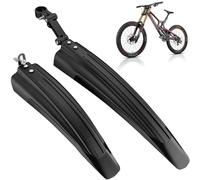 Hbbgdiy Bike Fenders, Waterproof and Splash-Proof Front and Rear Adjustable Mud Guard, Widened and Thickened for Mountain Bike, City