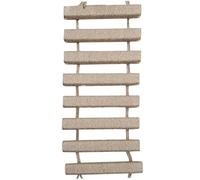Hbbgdiy Cat Ladder, 39 Inch Wall Mounted Cat Bridge, Easy to Install Climbing Rope Ladder for Kitten Hammock Pet Furniture Toys