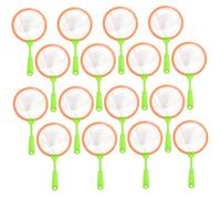 Hbbgdiy Fishing Net, 8.6x4.5 Kids Butterfly Net, 16PCS Catching Outdoor Tools for Fish Ladybird Escape-Proof Lightweight Portable Mesh for Catching or Releasing, Random Color