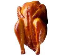 Hbbgdiy Food Realistic Grilled Chicken Without Head Decorative Roasted Chicken Model for Kitchen Restaurant Display Thanksgiving Party Home Decor Props