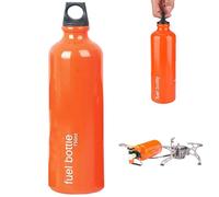 Hbbgdiy Fuel Bottle, 750ML Msr Fuel Bottle Aluminium Alloy Gas Thicken Oil Container Motorcycle Petrol Storage Container Portable for Outdoor Camping Hiking, Only