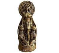 Hbbgdiy Hecate Statue 3.4x8.5 Inch Resin Hekate Goddess Statue Witchcraft Altar Craft Creative Desktop Decorations.