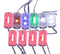 Hbbgdiy Inflatable Light 10PCS LED Replacement Bulbs with 19.7ft String High Bright 7 Colors 12V Safe String Lights for Indoor Outdoor Party Holiday Decoration