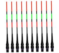 Hbbgdiy Lighted Bobbers for Night Fishing, 10Pcs LED Colour Changing Fishing Floats, Bright & Waterproof for River or Pond, Not Include Battery