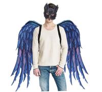 Hbbgdiy Owl Costume Owl Mask & Wing Set, PU Foam Halloween Costumes Unisex One Size Costume Adult Cosplay Set for Adult Halloween Cosplay Masquerade Carnival.