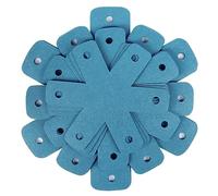 Hbbgdiy Pot Pan Protectors Stacking Pot Separators Pads Kit Anti-Scratch Cookware Mats Blue 12PCS Pan Protectors Stacking Separators Mats Protector Pads Set