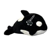 Hbbgdiy Shark Pencil Case 10.6 Inch Fluffy Plush Zipper Pen Bag Portable Cute Kawaii Animal Pencil Pouch for School Students, Office Stationery, Makeup Storage & Travel