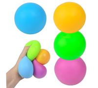 Hbbgdiy Stress Balls for Adults and Kids, 4PCS 2.4 Inch Slow Rising Squish Ball, Anxiety Stress Relief Squeeze Toy
