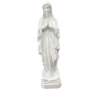 Hbbgdiy Virgin Mary Statue 11 Inch Resin Praying Mother Mary Figurine, Lifelike Standing Catholic Statue, Blessed Virgin Ornament for Home, Church, Baptism, Religious Holiday Decor, Style 1