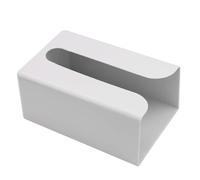Hbbgdiy Wall Mounted Tissue Box Holder Adhesive Wipe Dispenser with Open Side for Bathroom Kitchen Car Storage Wet Wipes Paper Towel Organisation Home Essentials