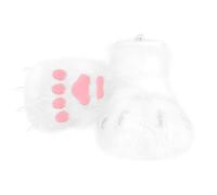 hbbhml Furry Paw Slippers Animal Claw Novelty Cosplay Costume Accessories Funny Gifts for Halloween Christmas, White (white 2), One Size