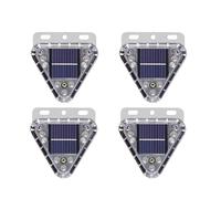 HBBursts 2Pack Solar Strobe Warning Car Flash Lights With Smart Light Motion Sensor Outdoor Waterproof Truck Motorcycle Drone Aircraft Bike Camping Emergency(4pack,Bracket)