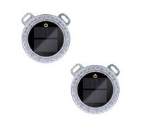 HBBursts 2PCS Car Strobe Light, Magnetic Warning Solar Wireless, Smart Motion LED Safety Flash Signal For Truck, Motorcycle, Drone, Aircraft, Bike Camping(2pack,Magnetic Bracket)