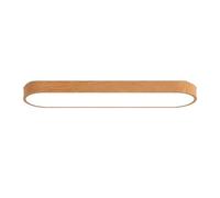 HBBursts Long Rectangular 3.2ft LED Ceiling Light Fixture, Modern Linear Flush Mount for Kitchen, Dining Room, Office Hallway Corridor Porch Staircase Balcony(Wood 1,3.2ft/100cm)
