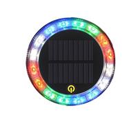 HBBursts Mini Solar Flashing Lights Outdoor, Vehicle Lorry Strobe Waterproof Warning Wall Light Bright For Garden Patio Yard Front Door Home(1pack,Magnetic Bracket)