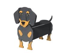 HBBursts Rectangular Planters For Indoor Plants, Dog Flower Pots For Pet Lovers, Outdoor Planter, Storage Flower Pot, Office Home Decor Gift (Color : A2, Size : 7.0 * 9.4inch)