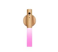 HBCIDC Motion Sensor Light with Magnet,Colors Changeable RGB Nightlight,USB Rechargeable Battery Operated,Counter Kitchen Stair Lighting(White Ash)