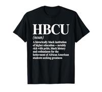 HBCU Colleges & Universities Black History Month Acronym T-Shirt