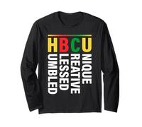 HBCU Grad History Unique Creative Blessed Humble Pride Humor Long Sleeve T-Shirt